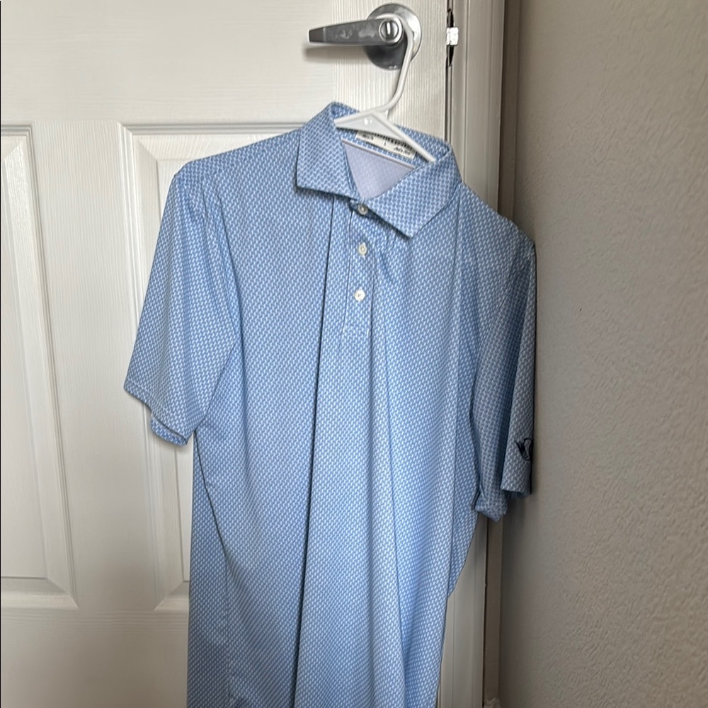 Men's Blue Holderness and Bourne Cherry Creek Country Club Polo